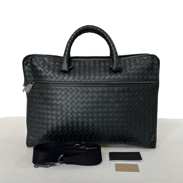 BOTTEGA VENETA DOCUMENT BAG BLACK