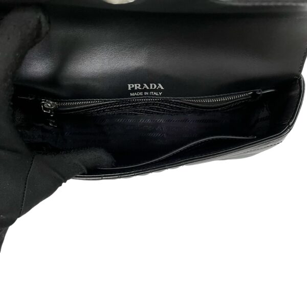 PRADA MEDIUM DIAGRAMME SHW BLACK - Image 9