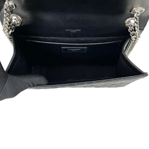 YSL MEDIUM TRIQUILT ENVELOPE SHW BLACK - Image 10