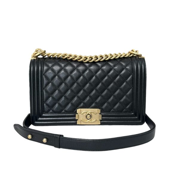 CHANEL OLD MEDIUM LEBOY BLACK - Image 2