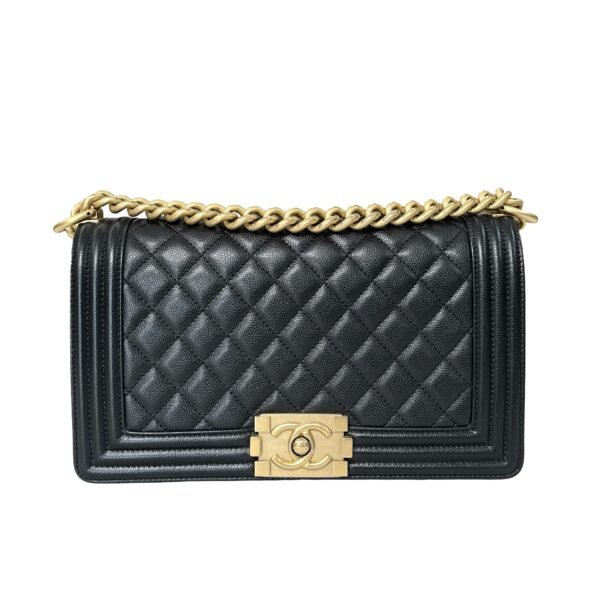 CHANEL OLD MEDIUM LEBOY BLACK - Image 3