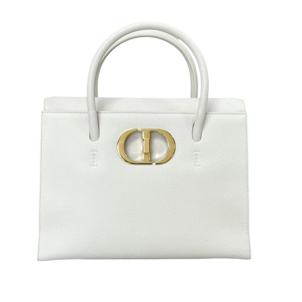CHRISTIAN DIOR LARGE ST. HONORE TOTE BAG WHITE - Image 2