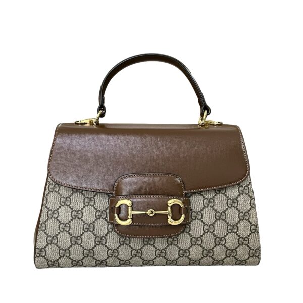 GUCCI HORSEBIT TOP HANDLE BROWN - Image 8