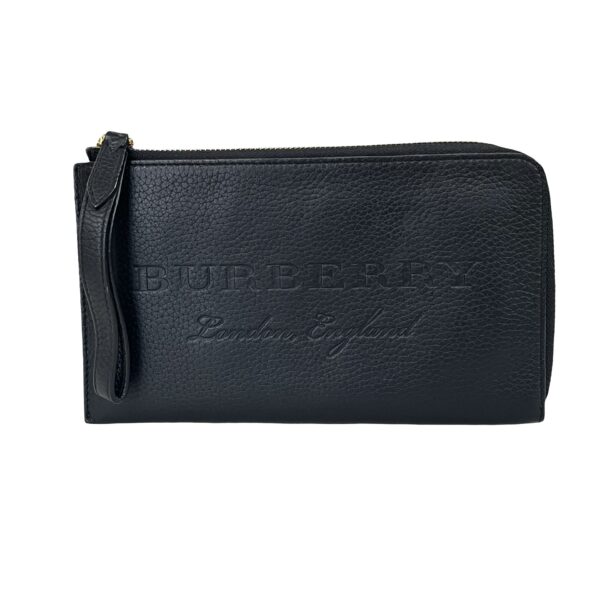 BURBERRY CLUTCH BAG BLACK - Image 2