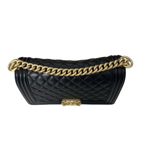 CHANEL OLD MEDIUM LEBOY BLACK - Image 7