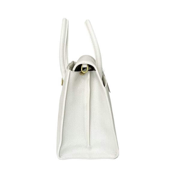 CHRISTIAN DIOR LARGE ST. HONORE TOTE BAG WHITE - Image 3
