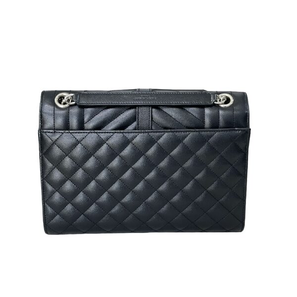 YSL MEDIUM TRIQUILT ENVELOPE SHW BLACK - Image 5