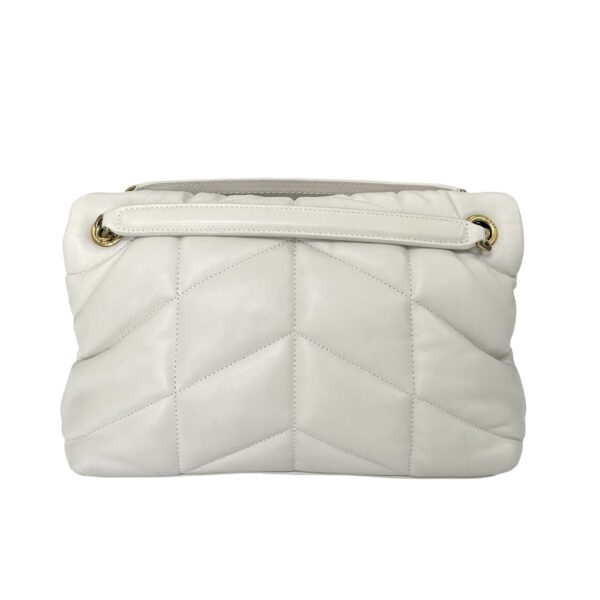 YSL SMALL LOULOU PUFFER GHW IVORY - Image 5