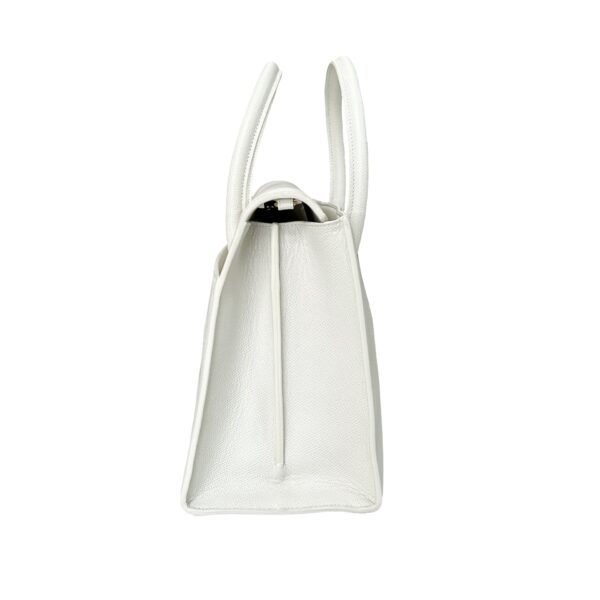 CHRISTIAN DIOR LARGE ST. HONORE TOTE BAG WHITE - Image 5