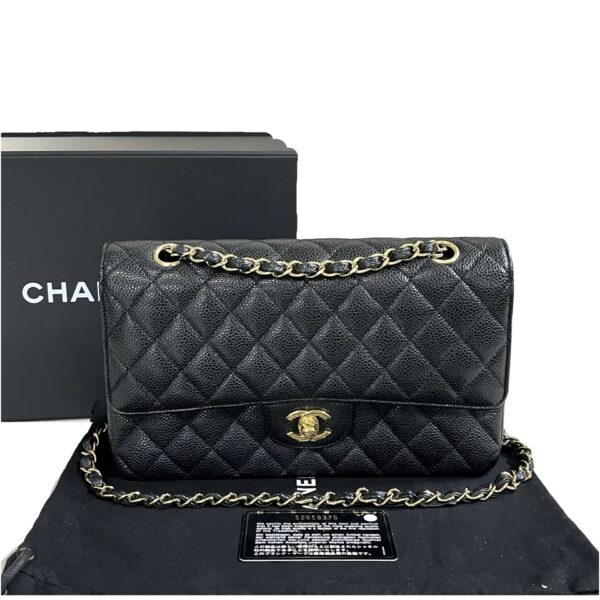 CHANEL DOUBLE FLAP BLACK SERIES 12