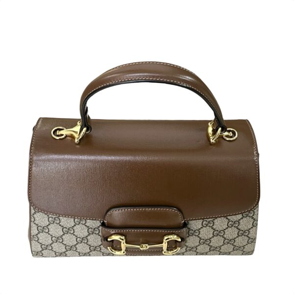 GUCCI HORSEBIT TOP HANDLE BROWN - Image 5