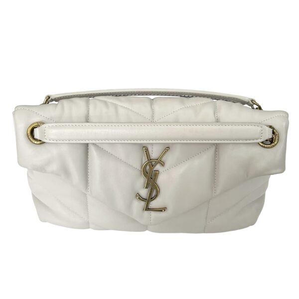 YSL SMALL LOULOU PUFFER GHW IVORY - Image 7