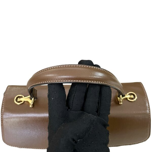 GUCCI HORSEBIT TOP HANDLE BROWN - Image 9