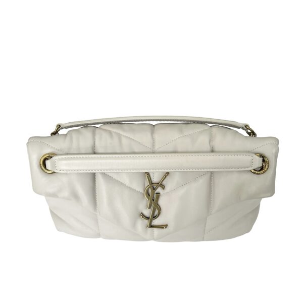 YSL SMALL LOULOU PUFFER GHW IVORY - Image 8