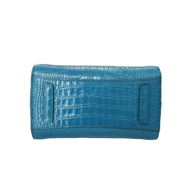 GIVENCHY CROC EMBOSSED MINI ANTIGONA TEAL BLUE - Image 9