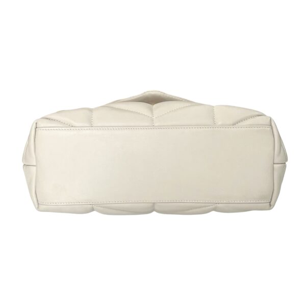 YSL SMALL LOULOU PUFFER GHW IVORY - Image 9