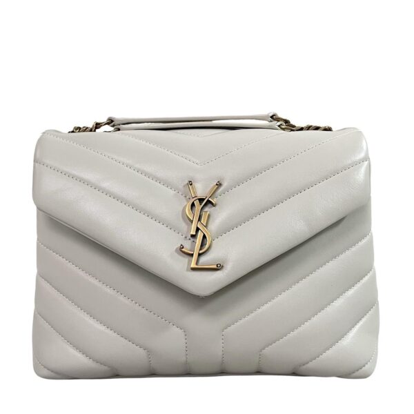 YSL SMALL LOULOU GHW WHITE - Image 2