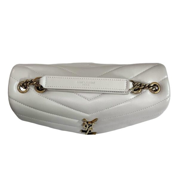 YSL SMALL LOULOU GHW WHITE - Image 6