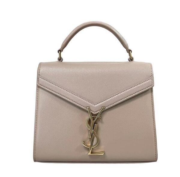 YSL MINI CASSANDRA TOP HANDLE BEIGE - Image 2