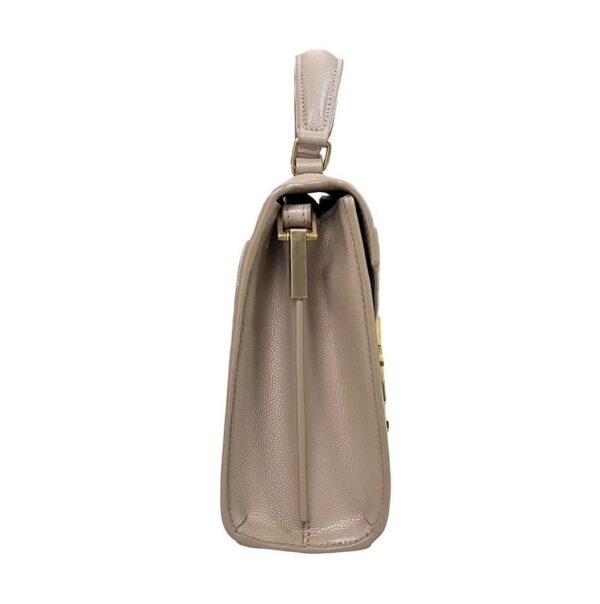 YSL MINI CASSANDRA TOP HANDLE BEIGE - Image 3