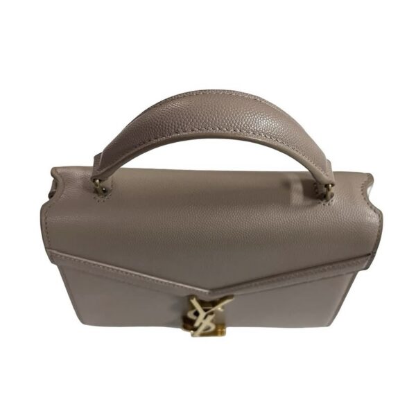 YSL MINI CASSANDRA TOP HANDLE BEIGE - Image 6