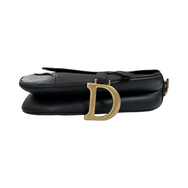 CHRISTIAN DIOR MEDIUM SADDLE BLACK - Image 7