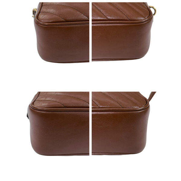 GUCCI SMALL MARMONT CAMERA BAG CARAMEL - Image 9
