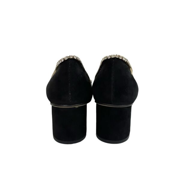 GUCCI GG MARMONT PUMPS SUEDE BLACK 37 - Image 6