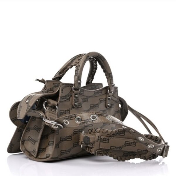 BNEW BALENCIAGA MINI NEO CAGOLE LIGHT BROWN - Image 3