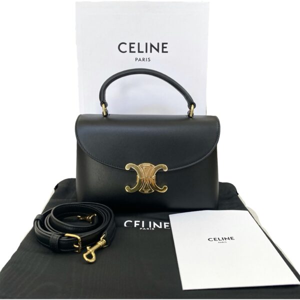 CELINE TEEN NINO TOP HANDLE BLACK