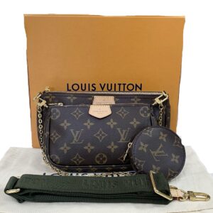 LV MONOGRAM MULTI POCHETTE KHAKI MICROCHIP