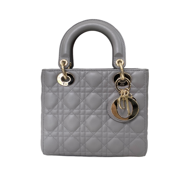 CHRISTIAN LADY DIOR SMALL GRAY - Image 2