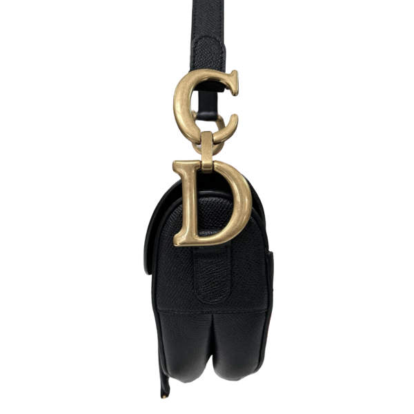 CHRISTIAN DIOR MEDIUM SADDLE BLACK - Image 5