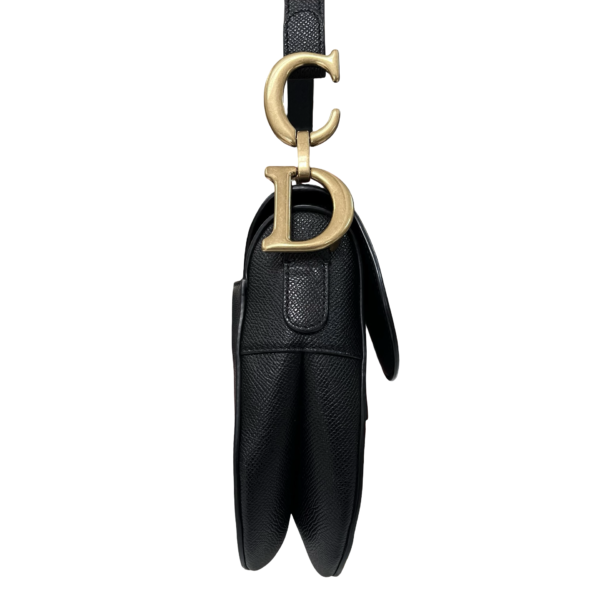 CHRISTIAN DIOR MEDIUM SADDLE BLACK - Image 3