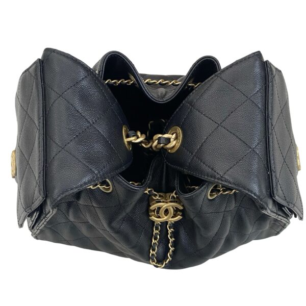 CHANEL SMALL CAVIAR C25 BLACK MICROCHIP - Image 5