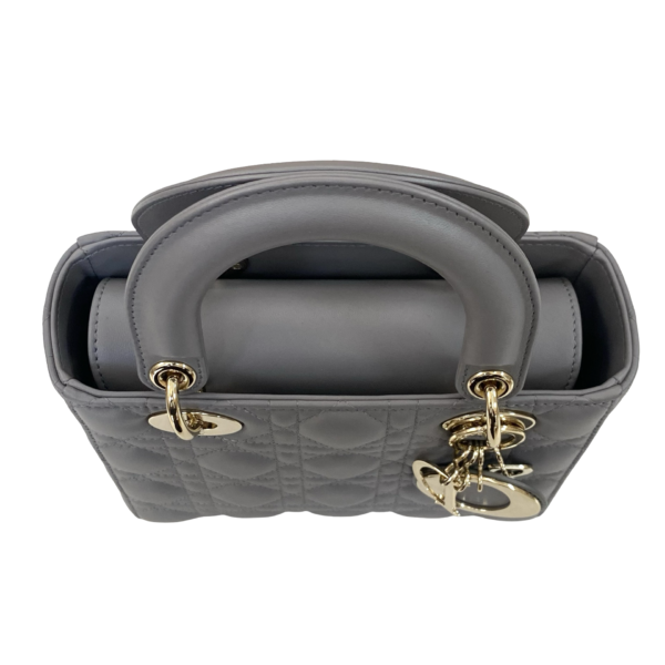 CHRISTIAN LADY DIOR SMALL GRAY - Image 6