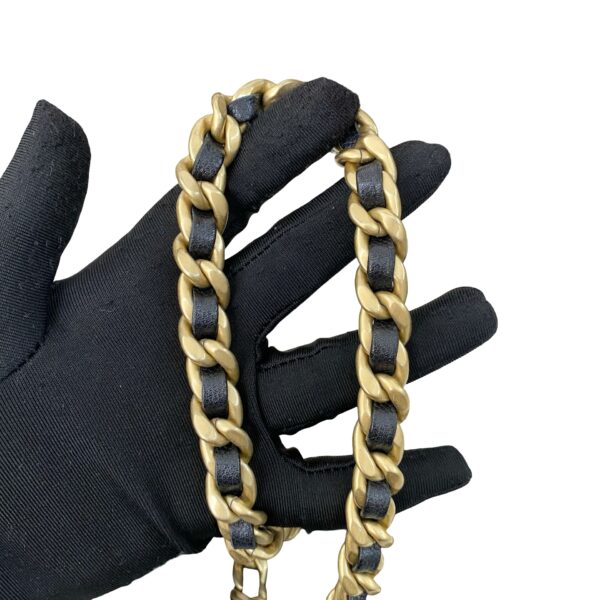 CHANEL SMALL CAVIAR C25 BLACK MICROCHIP - Image 9