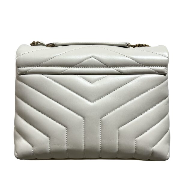YSL SMALL LOULOU GHW WHITE - Image 4
