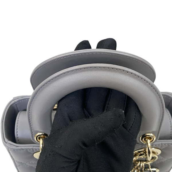 CHRISTIAN LADY DIOR SMALL GRAY - Image 7