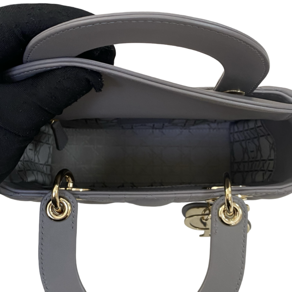 CHRISTIAN LADY DIOR SMALL GRAY - Image 10