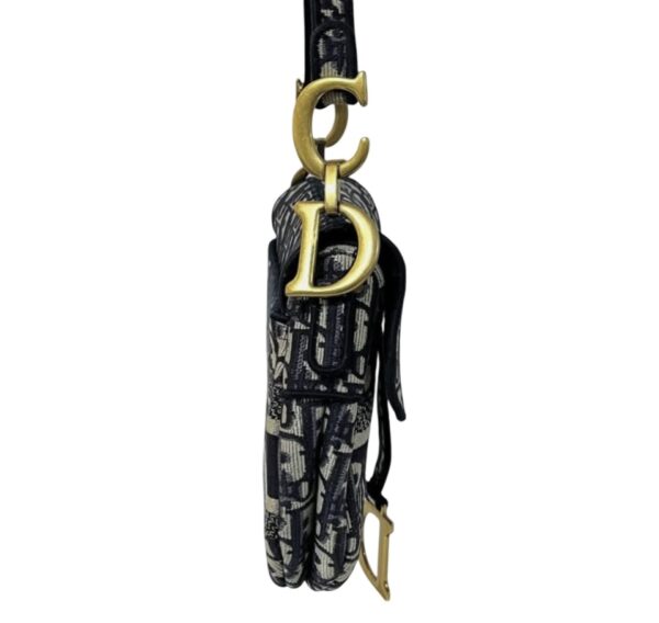 CHRISTIAN DIOR MEDIUM SADDLE LOGO OBLIQUE - Image 5