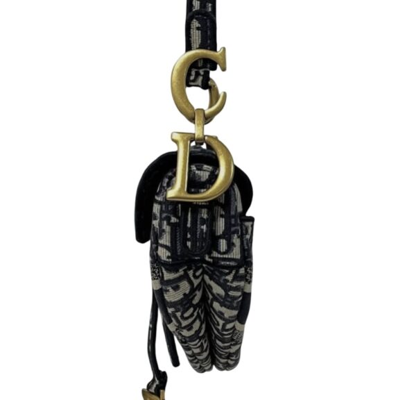 CHRISTIAN DIOR MEDIUM SADDLE LOGO OBLIQUE - Image 3