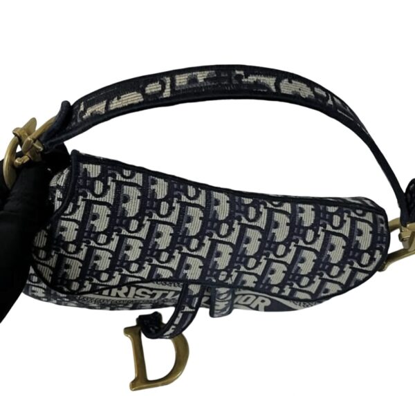 CHRISTIAN DIOR MEDIUM SADDLE LOGO OBLIQUE - Image 6