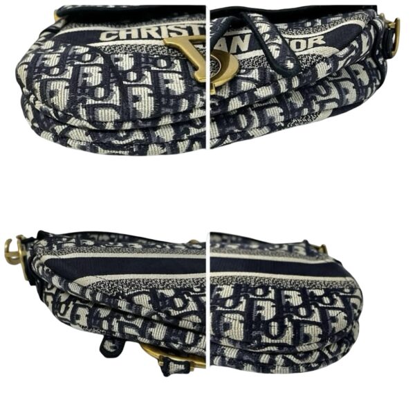 CHRISTIAN DIOR MEDIUM SADDLE LOGO OBLIQUE - Image 9