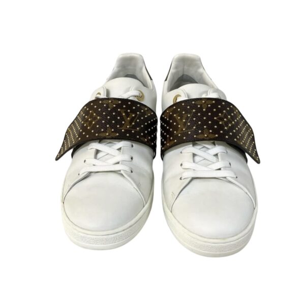 LV FRONTROW TRAINERS SNEAKERS WHITE 37 1/2 - Image 2