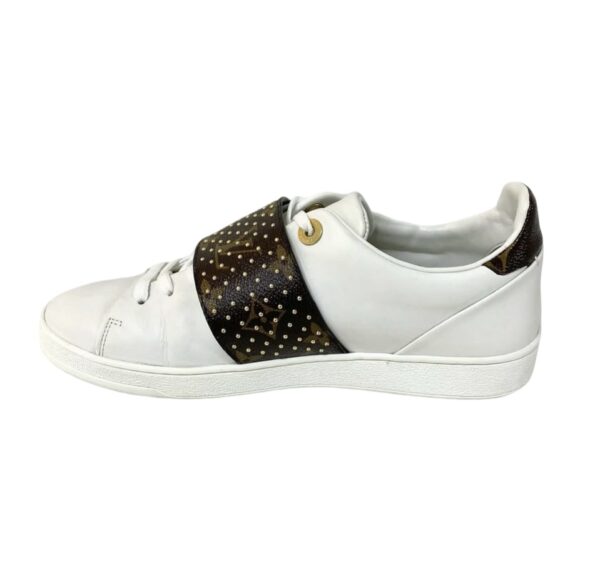 LV FRONTROW TRAINERS SNEAKERS WHITE 37 1/2 - Image 4