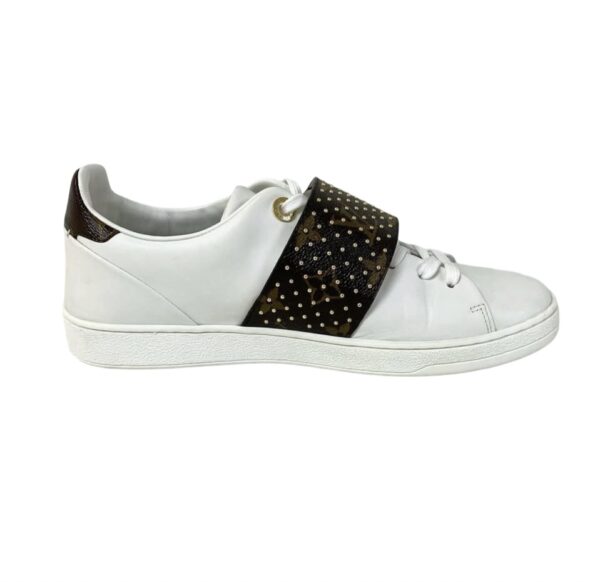 LV FRONTROW TRAINERS SNEAKERS WHITE 37 1/2 - Image 8