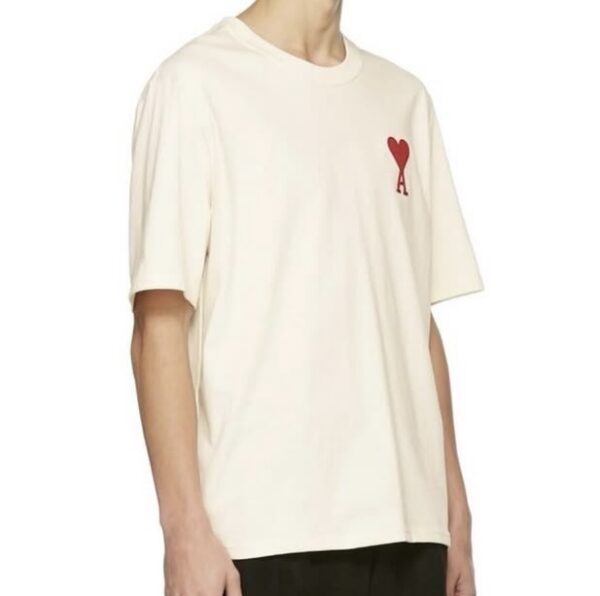 BNEW AMI PARIS ALEXANDRE MATTIUSSI OVERSIZED SHIRT OFF WHITE LARGE - Image 3