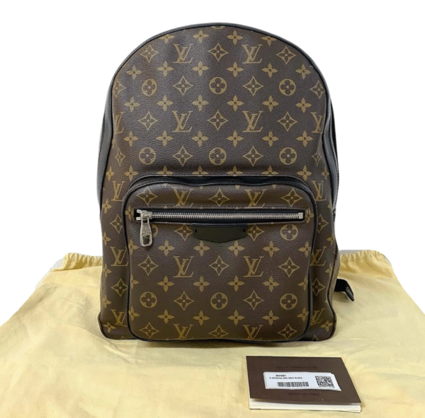 LV MONOGRAM JOSH BACKPACK BLACK