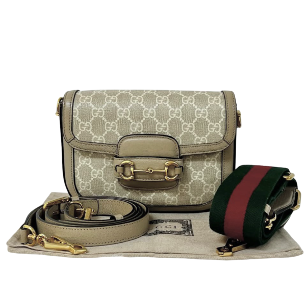 GUCCI 1955 MINI HORSEBIT BEIGE